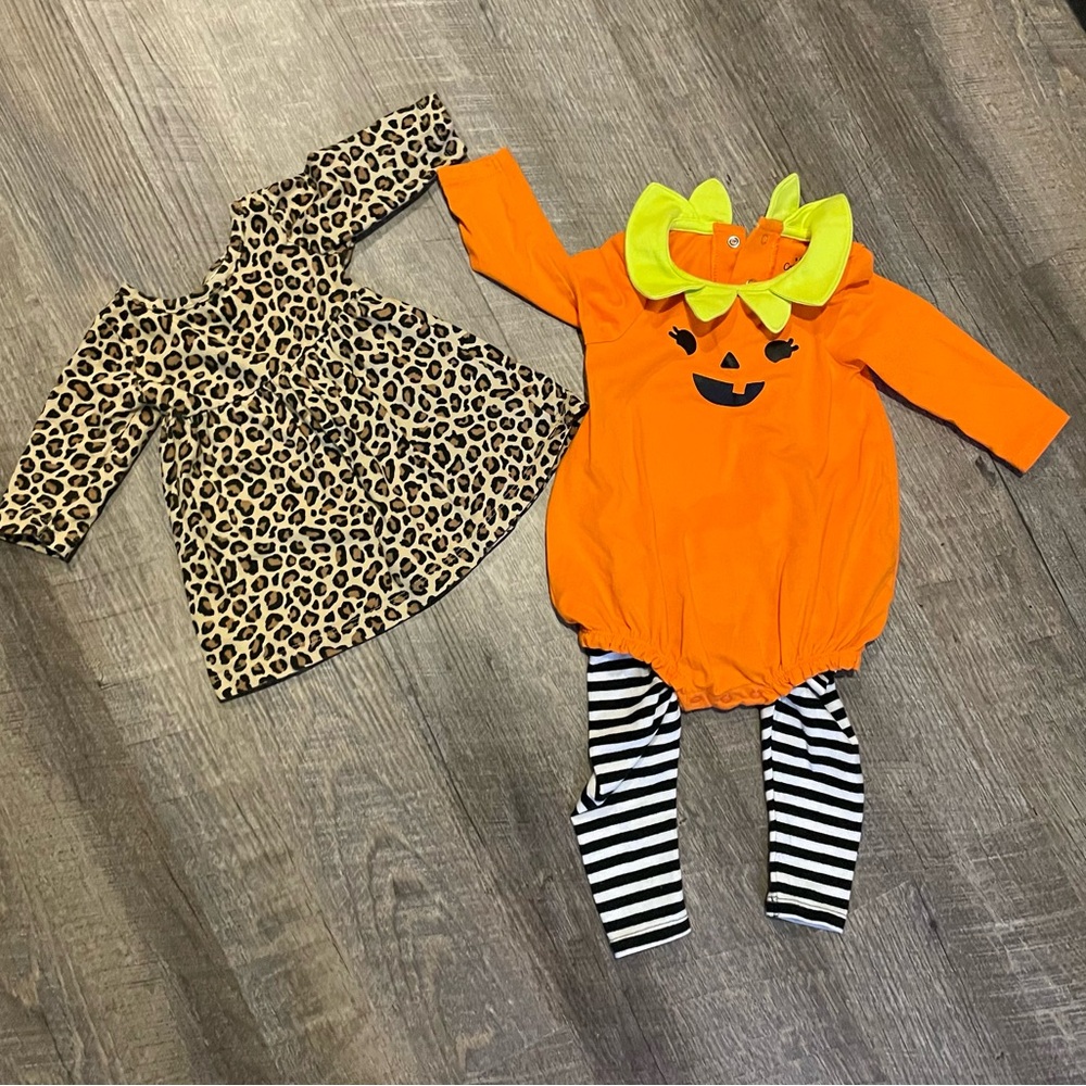 3-6mo fall top & outfit set